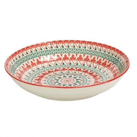 Тарілка керамічна 7-ка з візерунком D18*5см 300мл 6895-50 Тарілка керамічна 7-ка з візерунком D18*5см 300мл 6895-50