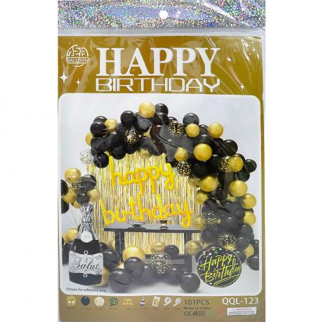 Набір повітряних куль 101шт для створення фотозони 1404-4/QQL-123 Набір повітряних куль 101шт для створення фотозони 1404-4/QQL-123