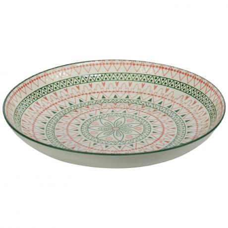 Тарілка керамічна 8-ка з візерунком D20,5*5,5см 500мл 6895-145 Тарілка керамічна 8-ка з візерунком D20,5*5,5см 500мл 6895-145