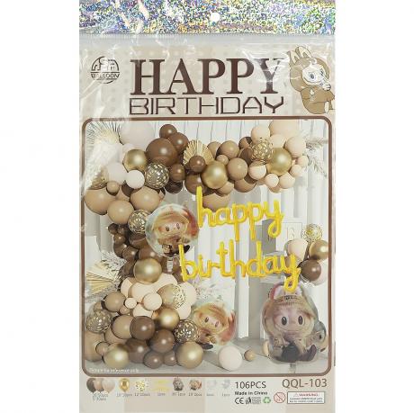 Набір повітряних куль 106шт для створення фотозони QQL-103/1404-18 Набір повітряних куль 106шт для створення фотозони QQL-103/1404-18