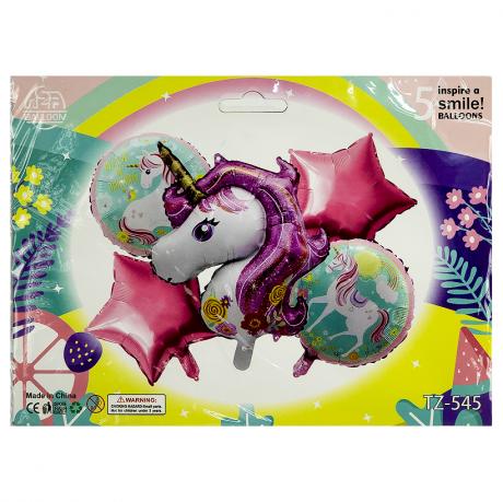 Набір повітряних куль 5шт для створення фотозони 1404-39 Набір повітряних куль 5шт для створення фотозони 1404-39