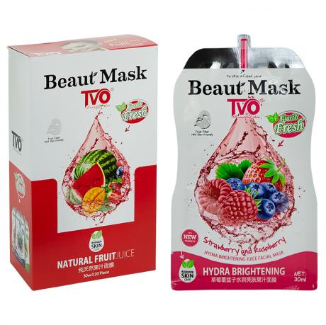 Набір масок тканинних 20шт зволожуючих для обличчя Strawberry and Raspberry TVO 012 Набір масок тканинних 20шт зволожуючих для обличчя Strawberry and Raspberry TVO 012