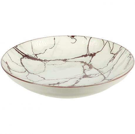 Тарілка керамічна 9-ка з візерунком D23*6,5см 700мл 6895-134 Тарілка керамічна 9-ка з візерунком D23*6,5см 700мл 6895-134