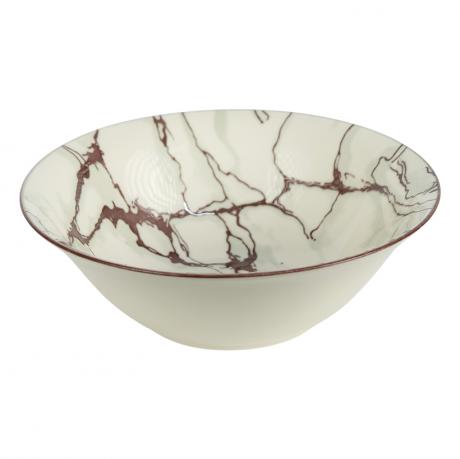 Тарілка глибока керамічна 7-ка з візерунком D17,5*7,5см 500мл 6895-35 Тарілка глибока керамічна 7-ка з візерунком D17,5*7,5см 500мл 6895-35