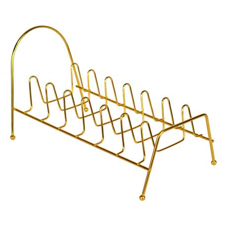 Сушарка для посуду настільна 24,5*13,5*11,5см Золото 267 Сушарка для посуду настільна 24,5*13,5*11,5см Золото 267