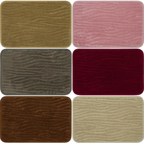 Килимок прямокутний 38*58см з тисненням Хвилі 2901-7 Килимок прямокутний 38*58см з тисненням Хвилі 2901-7