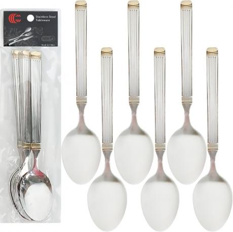 Набір столових ложок 6шт Колона 21см C 813-BS Набір столових ложок 6шт Колона 21см C 813-BS