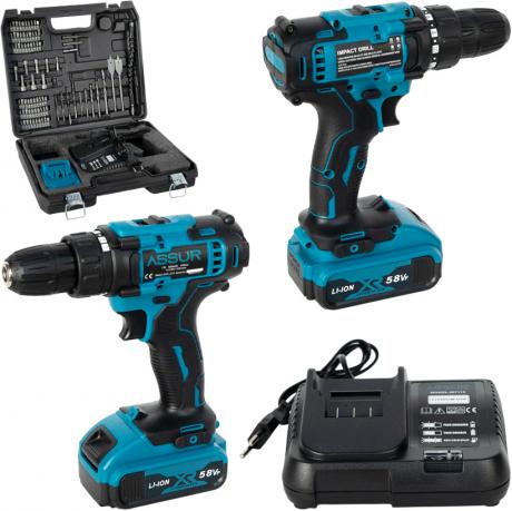 Акумуляторний дриль 12V з патроном 10мм ,набір 32 предмета в кейсі ASR069/068 Акумуляторний дриль 12V з патроном 10мм ,набір 32 предмета в кейсі ASR069/068