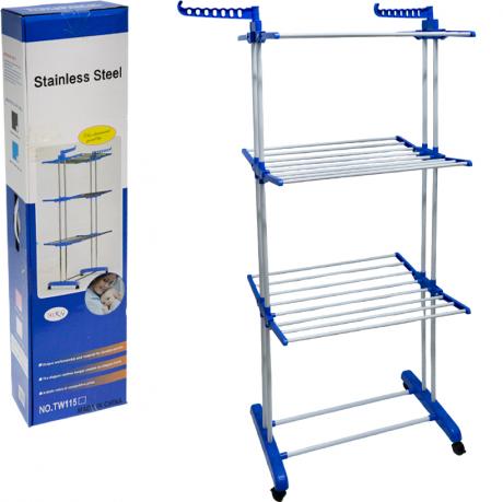 Багатоярусна сушарка для білизни, складна (до 40кг) 172*74*64см TW116-1 Багатоярусна сушарка для білизни, складна (до 40кг) 172*74*64см TW116-1