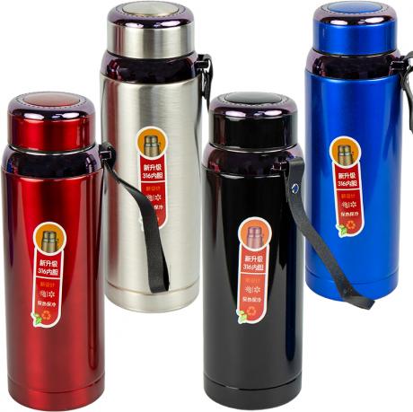 Термос вакуумний 800 мл із нержавіючої сталі із ситечком B25-6 Термос вакуумний 800 мл із нержавіючої сталі із ситечком B25-6