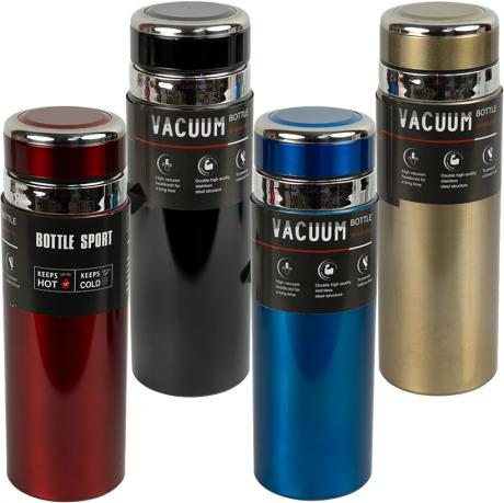 Вакуумна термопляшка 800 мл із ситечком із нержавіючої сталі B25-8 Вакуумна термопляшка 800 мл із ситечком із нержавіючої сталі B25-8