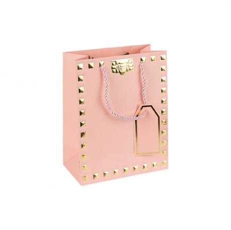 Пакет подарунковий 18х23х10см із тисненням фольгою PINK HL-1915 Пакет подарунковий 18х23х10см із тисненням фольгою PINK HL-1915