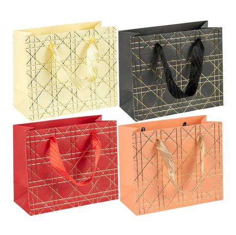 Пакет подарунковий 23х10х18 см горизонтальний з тисненням фольгою HL-108/DF-355S Пакет подарунковий 23х10х18 см горизонтальний з тисненням фольгою HL-108/DF-355S