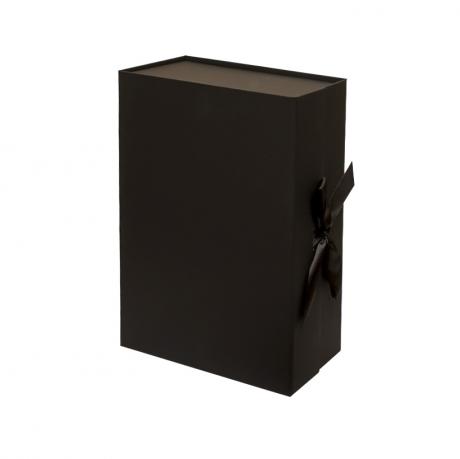 Подарункова коробка 33×25×12см зі стрічкою BLACK HL-206 Подарункова коробка 33×25×12см зі стрічкою BLACK HL-206