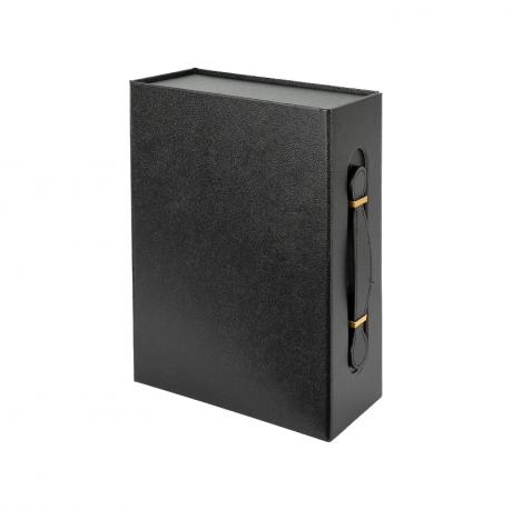 Подарункова коробка 33×25×12 см з ручкою BLACK HL-228 Подарункова коробка 33×25×12 см з ручкою BLACK HL-228