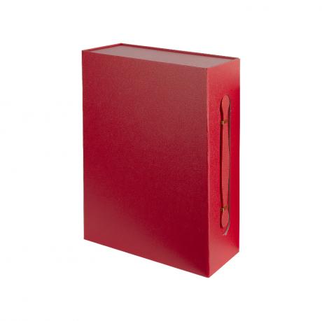 Подарункова коробка 33×25×12 см з ручкою RED HL-229 Подарункова коробка 33×25×12 см з ручкою RED HL-229