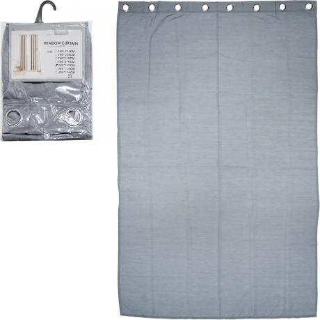 Штора на металевих люверсах 140*250см №12-697 Штора на металевих люверсах 140*250см №12-697