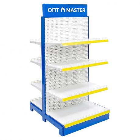 АКЦІЯ! Стелаж двосторонній 90*100*165см, 4 полиці АКЦІЯ! Стелаж двосторонній 90*100*165см, 4 полиці