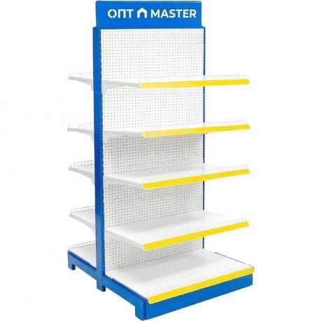 АКЦІЯ! Стелаж двосторонній 90*100*180см, 5 полиць АКЦІЯ! Стелаж двосторонній 90*100*180см, 5 полиць