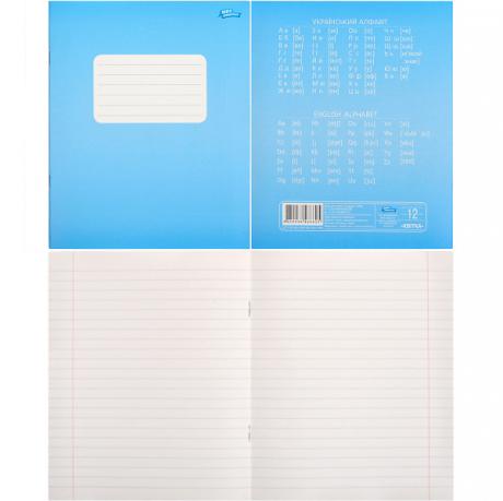 Зошит 12 аркушів Квітка лінія Зошит 12 аркушів Квітка лінія