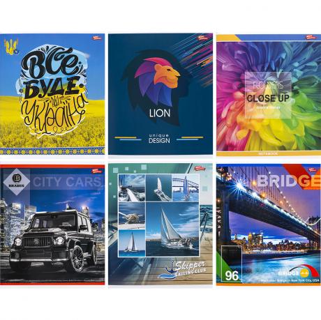 Тетрадь цветная 96 листов, клетка "Мечты" "mix" Тетрадь цветная 96 листов, клетка "Мечты" "mix"