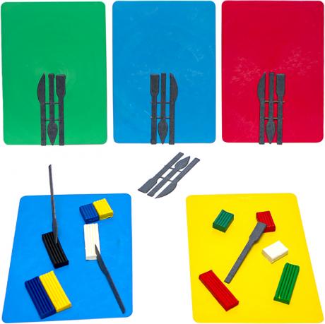 Дошка для пластиліну велика А4 250*180мм Дошка для пластиліну велика А4 250*180мм