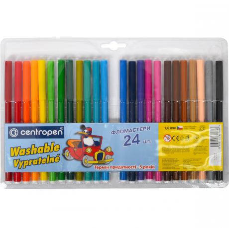 Фломастер 24 цвета CENTROPEN Фломастер 24 цвета CENTROPEN