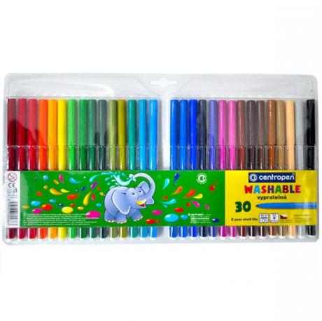 Фломастер 30 цветов CENTROPEN Фломастер 30 цветов CENTROPEN