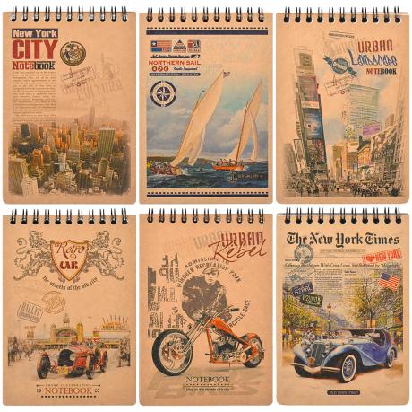 Блокнот A6 "KRAFT" 80л.с. ячейка с перф., спираль Блокнот A6 "KRAFT" 80л.с. ячейка с перф., спираль