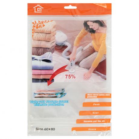 Вакуумний пакет для зберігання речей, розмір 60*80см 0807 Вакуумний пакет для зберігання речей, розмір 60*80см 0807