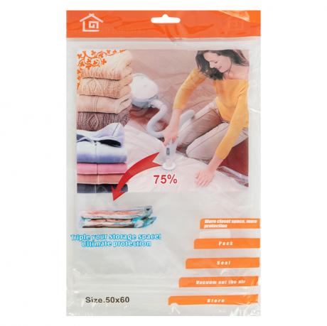Вакуумний пакет для зберігання речей, розмір 50*60см 0803 Вакуумний пакет для зберігання речей, розмір 50*60см 0803