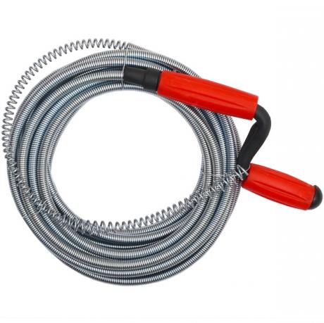 Трос сантехнічний для прочищення труб 5м D8см з ручкою Х4-65 Трос сантехнічний для прочищення труб 5м D8см з ручкою Х4-65