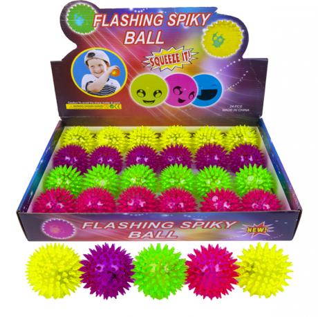 Резиновый мяч с шипами 14-46, диаметр 6,5 см Резиновый мяч с шипами 14-46, диаметр 6,5 см