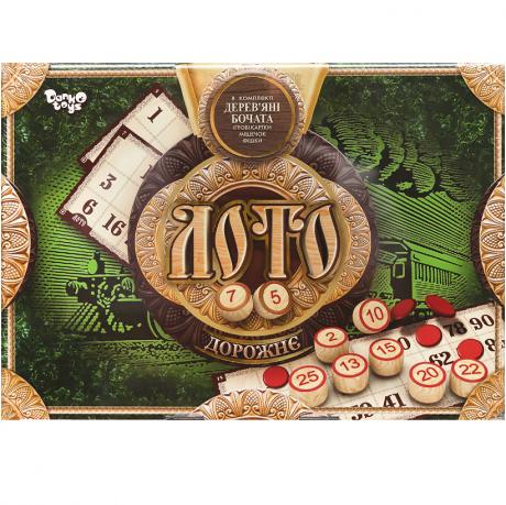 Гра - лото Дорожнє дерев'яні бочонки DTG51U ДТ-ЛА-06-15/03 Гра - лото Дорожнє дерев'яні бочонки DTG51U ДТ-ЛА-06-15/03