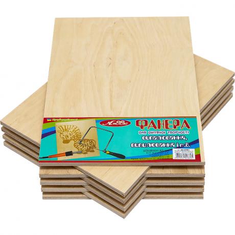 Фанера А4 6мм для випилювання і випалювання Фанера А4 6мм для випилювання і випалювання