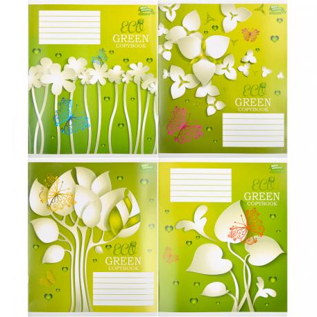 Зошит кольоровий 24 аркуші, лінія Green 2323 Зошит кольоровий 24 аркуші, лінія Green 2323