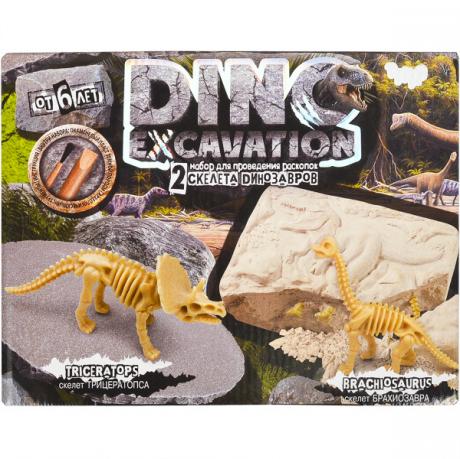 Набір для розкопок Dino excavation укр. DEX-01-10 Набір для розкопок Dino excavation укр. DEX-01-10