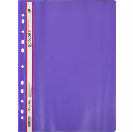 Быстросшиватель А4 "C" пластиковый фиолетовый 69852 Быстросшиватель А4 "C" пластиковый фиолетовый 69852
