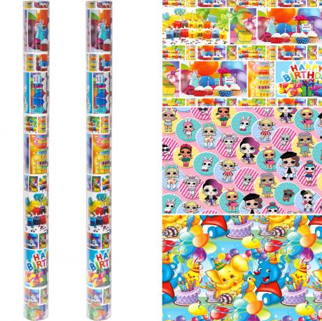 Бумага упаковочная "Детская" 100х70 см Бумага упаковочная "Детская" 100х70 см