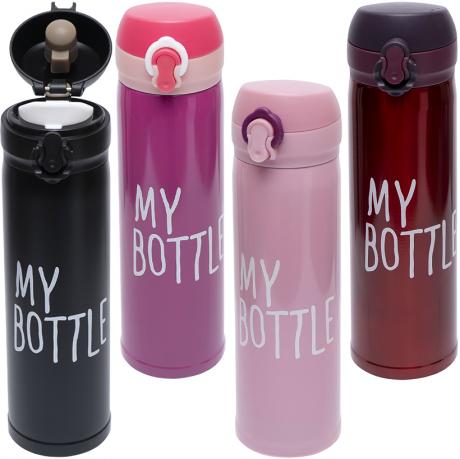 Термос 500 мл вакуумний з поїлкою 24×6,5 см Х2-49 Термос 500 мл вакуумний з поїлкою 24×6,5 см Х2-49