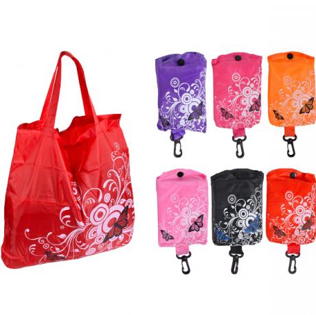 Сумка доладна однотонна метелики з візерунком 48*65см Сумка доладна однотонна метелики з візерунком 48*65см