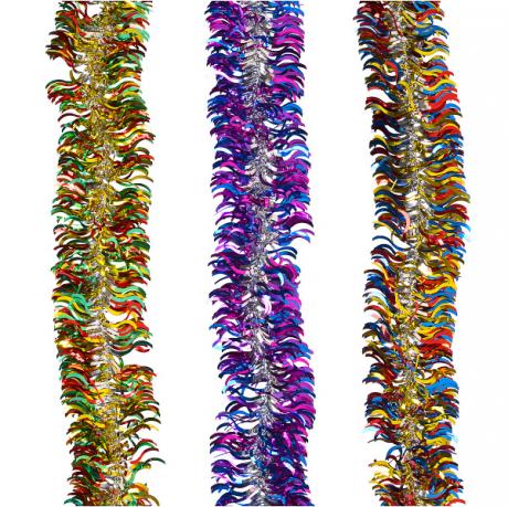 Дождь польский, Волна цветная, диаметр 12 см. Дождь польский, Волна цветная, диаметр 12 см.