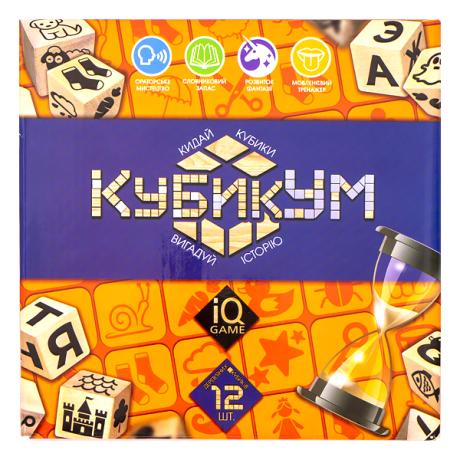 Настільна розвиваюча гра 8+ КубикУм укр, G-KU-01U ДТ-БИ-07-40 Настільна розвиваюча гра 8+ КубикУм укр, G-KU-01U ДТ-БИ-07-40