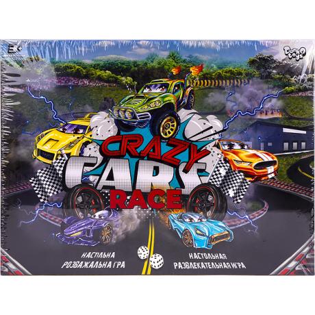 Настільна гра-ходилка 3+ Crazy Cars Race DTG94R ДТ-ИМ-11-29 Настільна гра-ходилка 3+ Crazy Cars Race DTG94R ДТ-ИМ-11-29