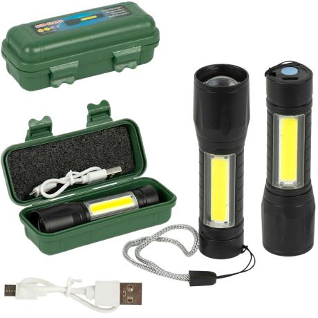 Ліхтарик ручний LED 9*2,5см із зумом у кейсі 511S Ліхтарик ручний LED 9*2,5см із зумом у кейсі 511S