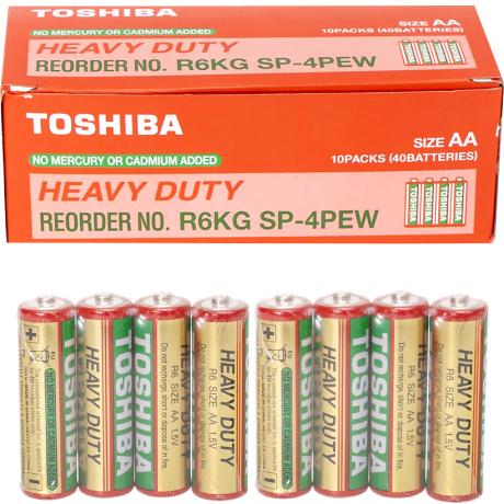 Батарейка Toshiba R06 Heavy Duty SP -4PEW 6477651 Батарейка Toshiba R06 Heavy Duty SP -4PEW 6477651