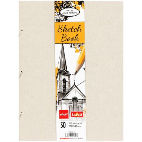 Альбом для ескізів А3 30 аркушів, 160 г/м² Sketch Book ETBZ-013-8K кільцевий механізм Альбом для ескізів А3 30 аркушів, 160 г/м² Sketch Book ETBZ-013-8K кільцевий механізм