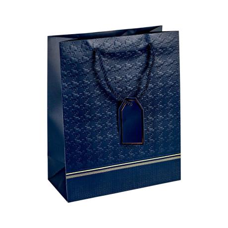 Пакет подарунковий 26х32х12см із рельєфним тисненням DARK BLUE HL-2029 Пакет подарунковий 26х32х12см із рельєфним тисненням DARK BLUE HL-2029