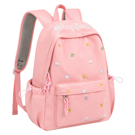 Рюкзак шкільний тканинний 41*29*12см з малюнком BB-9052 PINK Рюкзак шкільний тканинний 41*29*12см з малюнком BB-9052 PINK