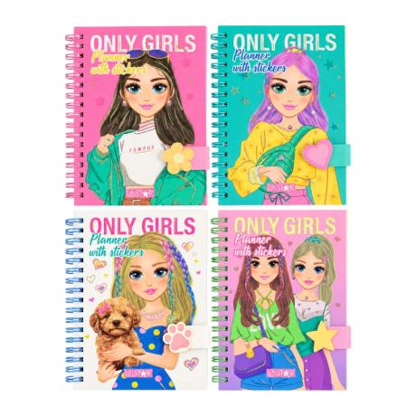 Блокнот-планер для дівчаток 113*166см 64арк.Only Girls Planner з наліпками LS-01 Блокнот-планер для дівчаток 113*166см 64арк.Only Girls Planner з наліпками LS-01